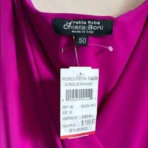 Chiara Boni Vibrant Raspberry Dress